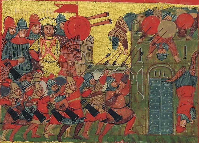 Alexander in a 14th-century Byzantine manuscript