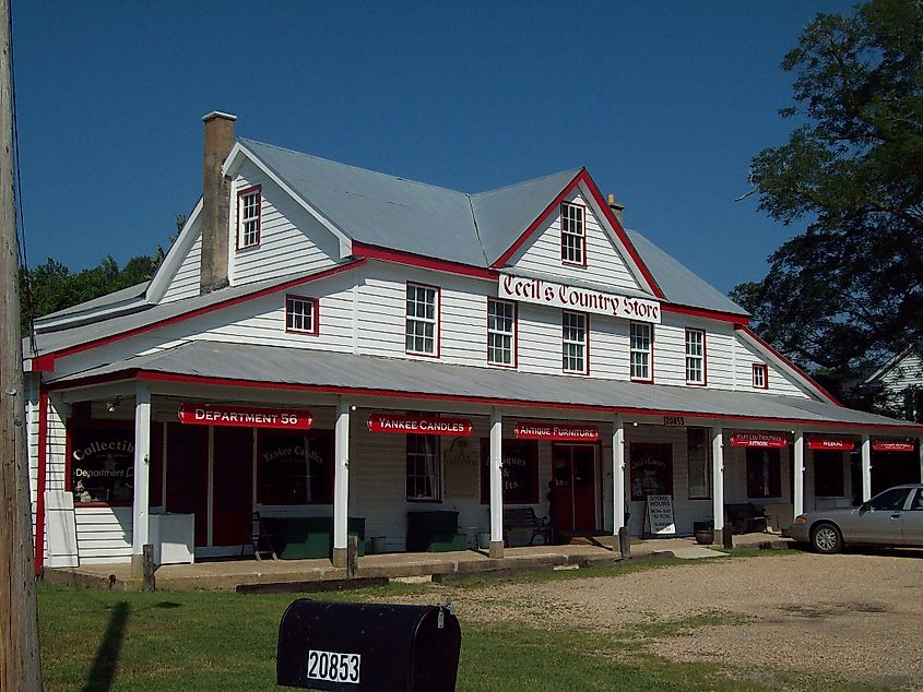 Cecils Mill Historic District, General Store.