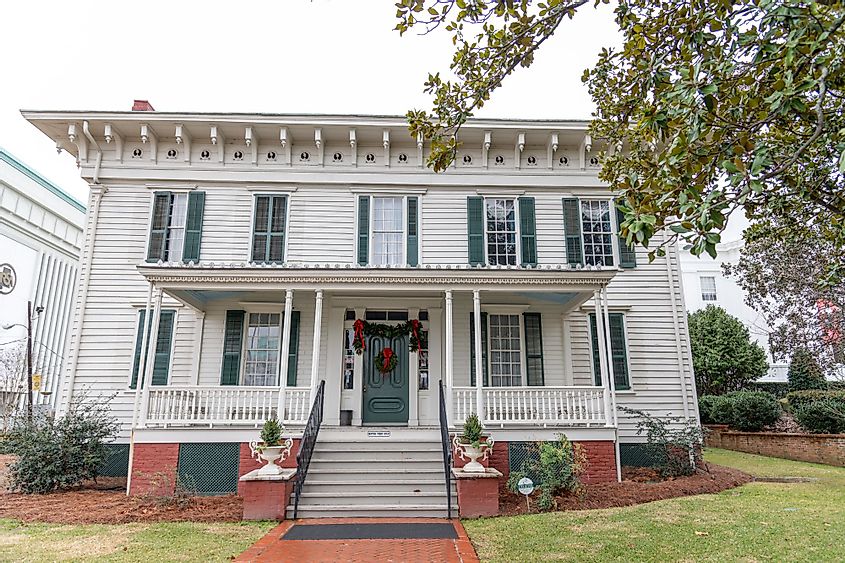 The First White House of the Confederacy in Montgomery, Alabama