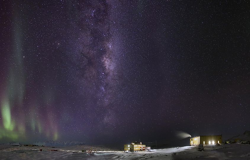Antarctica polar night
