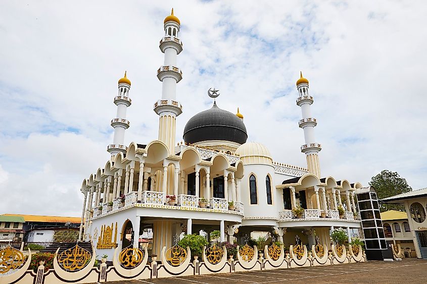 Mosque 'Keizerstraat' of Paramaribo, Suriname, South-America