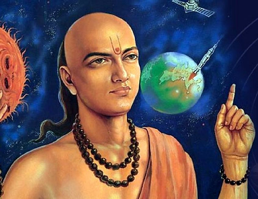 Aryabhata, the ancient Indian mathemetician who invented the concept of zero.