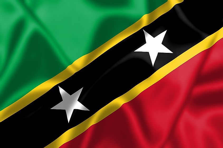 National flag of St. Lucia