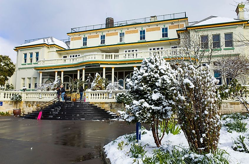 The historic Carrington Hotel in Katoomba, Australia