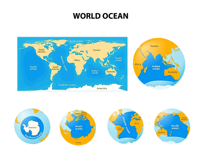 Southern Ocean map