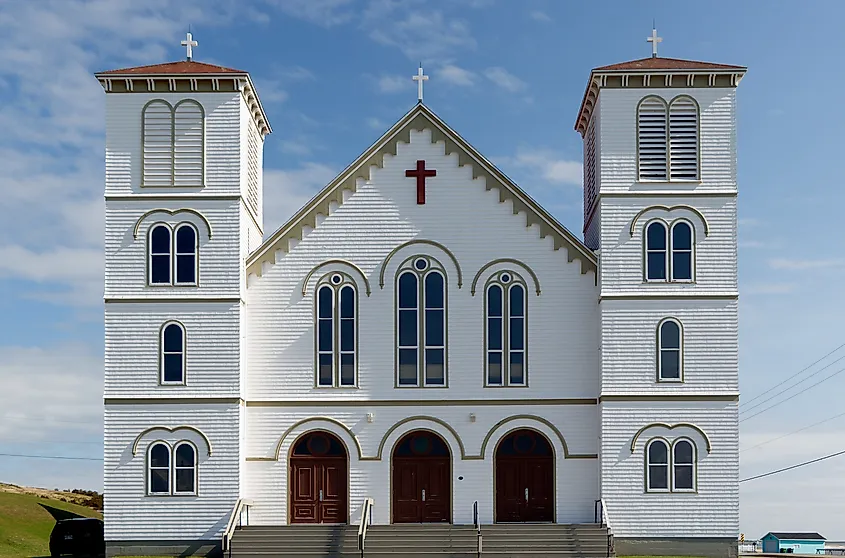 Saint-François-Xavier Church in Bassin.