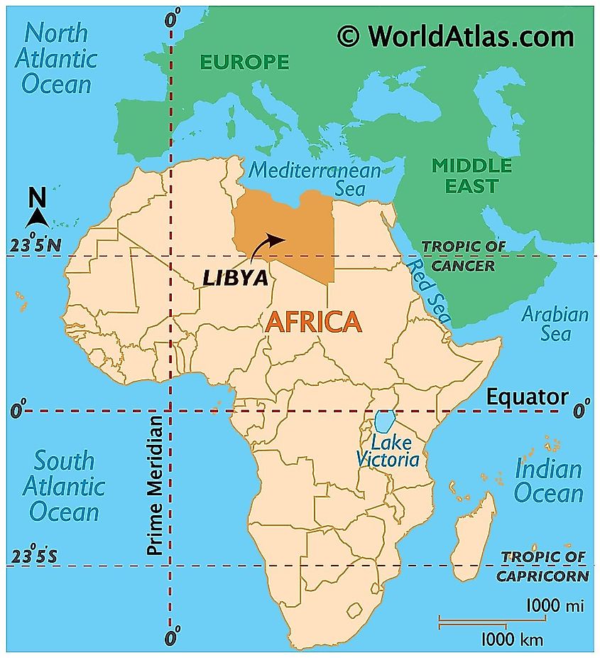 Libya map