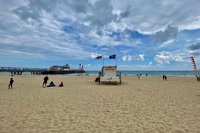 Bournemouth Beach and pier. Image credit: Bryan Dearsley