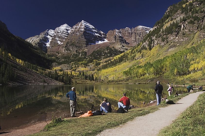 White river national forest tourists