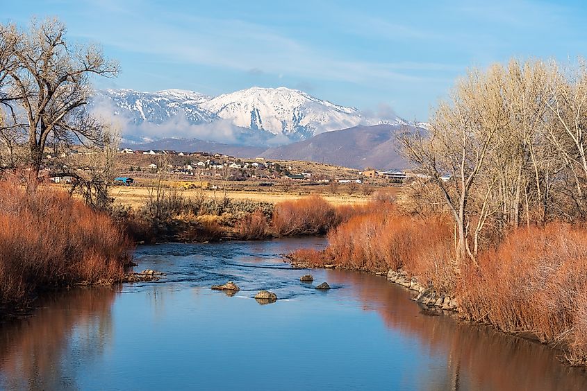 Carson River near Carson City, Nevada.