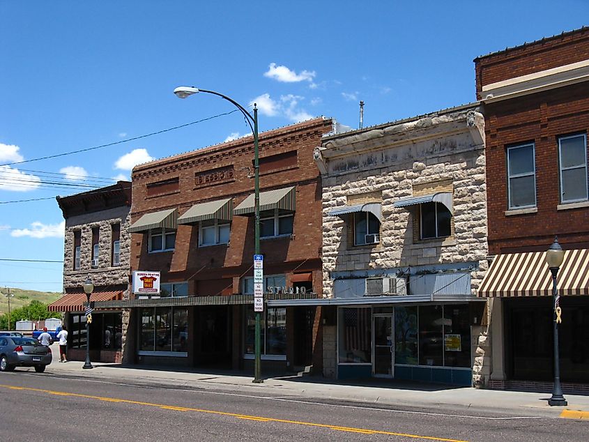 Main Street in Sidney, Nebraska. 