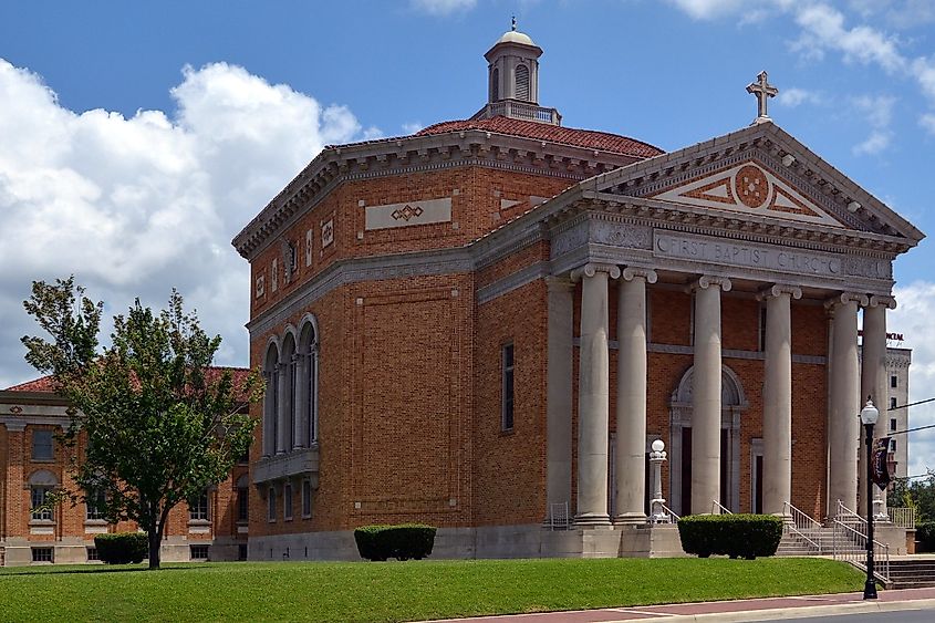 First Baptist Church in El Dorado, Arkansas.