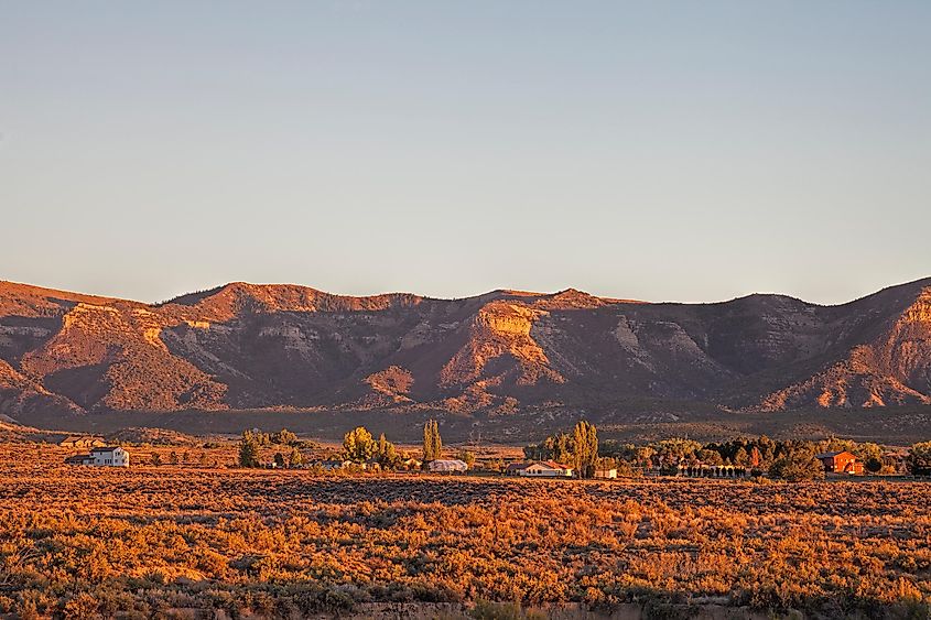 Sunset over Cortez, Colorado