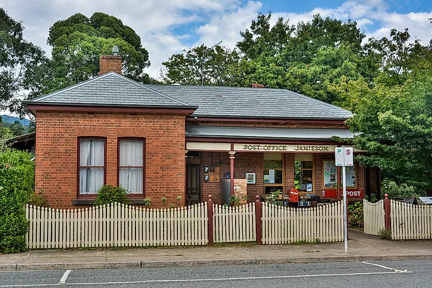 Post office building in Jamieson, Victoria.