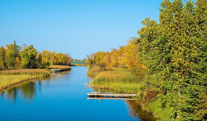 Mississippi River in Bemidji, Minnesota