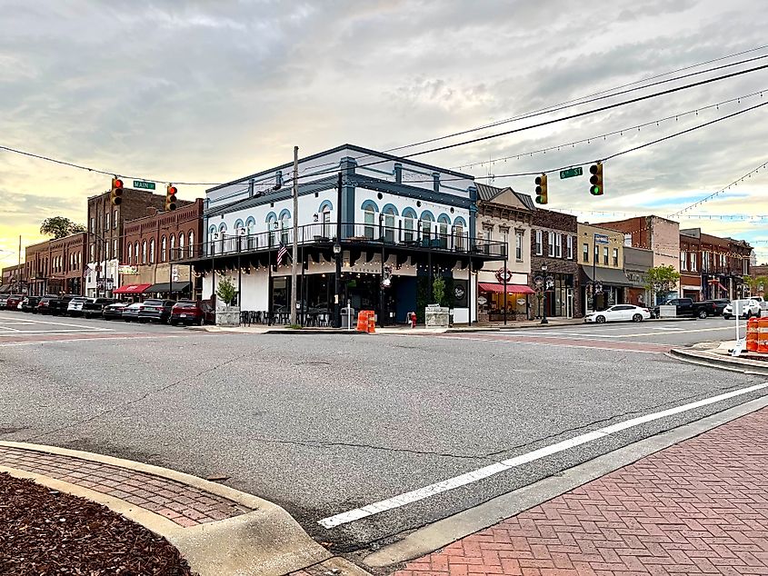 Downtown Tuscumbia, Alabama