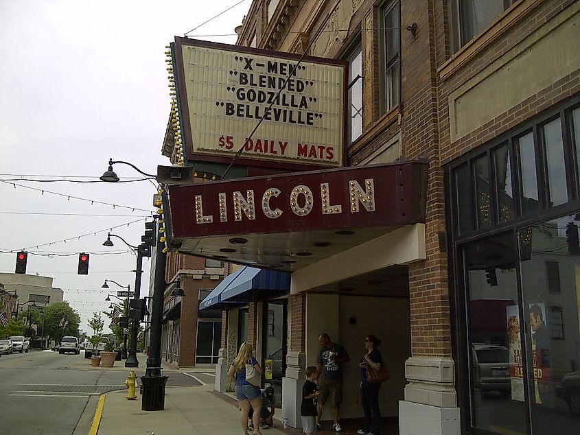 Lincoln Theater, Belleville, Illinois.