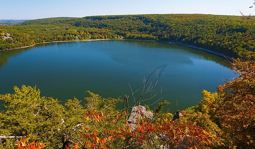 Devil's Lake - View from the Tumbled Rocks Trail