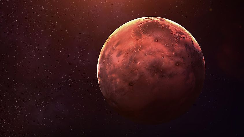 An illustration of Mercury, the smallest and innermost planet in the Solar System