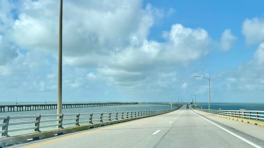 Chesapeake Bay Bridge TUNNEL VIEW while driving across it photo by Bryan Dearsley copy