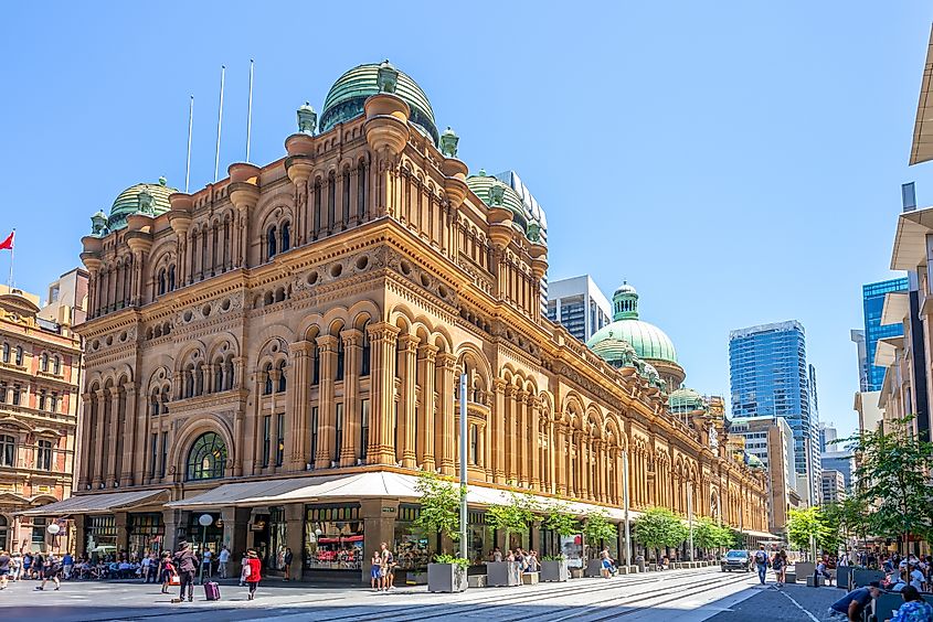 Queen Victoria Building, a heritage site in Sydney.