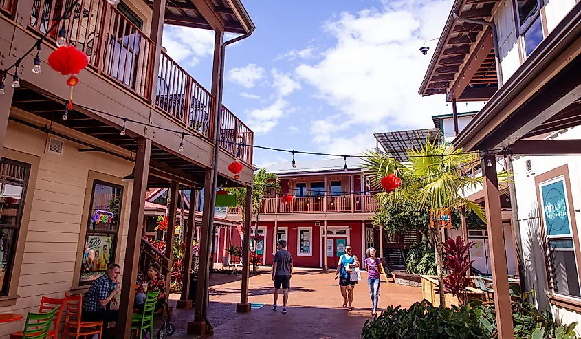 Koloa Village in Koloa, Hawaii.