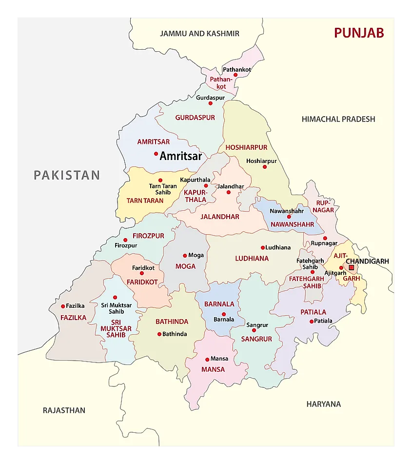 Amritsar map