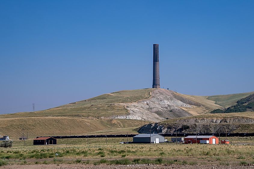 Anaconda Smelter Stack in Montana.