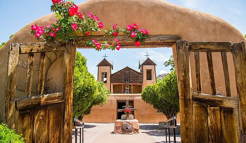 El Santuario de Chimayo in Chimayo, New Mexico.