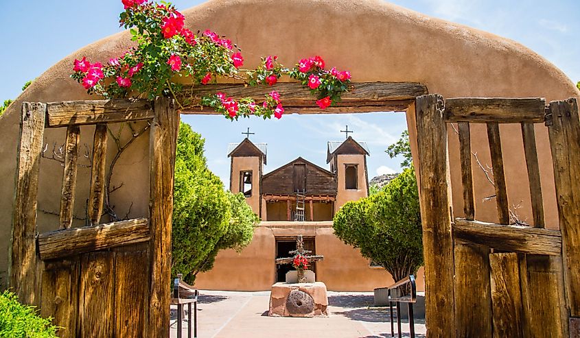 El Santuario de Chimayo in Chimayo, New Mexico.