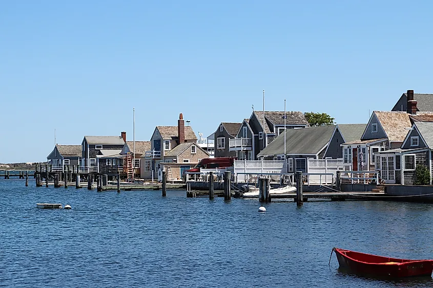 Nantucket Harbor, Nantucket Island, Massachusetts. Via Shutterstock / Jay Nahas
