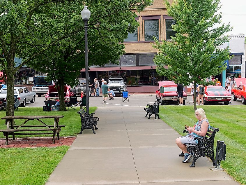 A serene park in Paola, Kansas