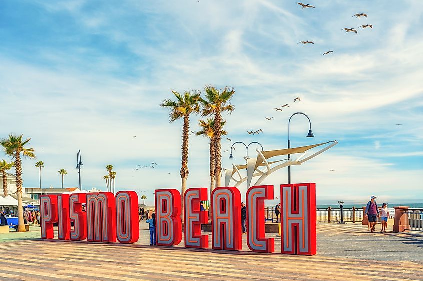 The gogeous beachside at Pismo Beach, California