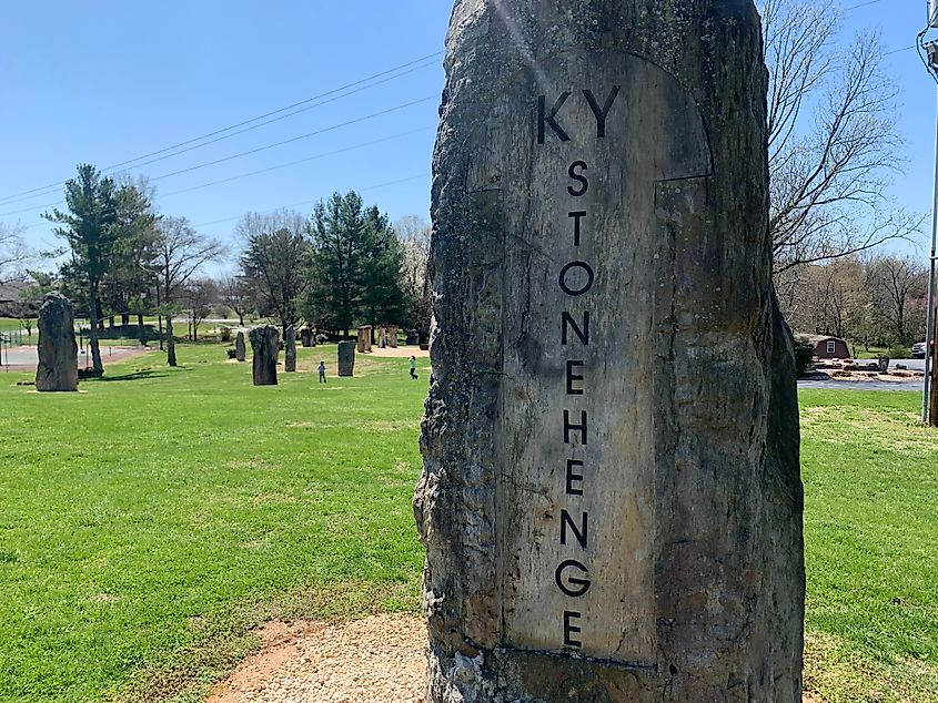 The stonehenge replica in Munfordville, Kentucky.