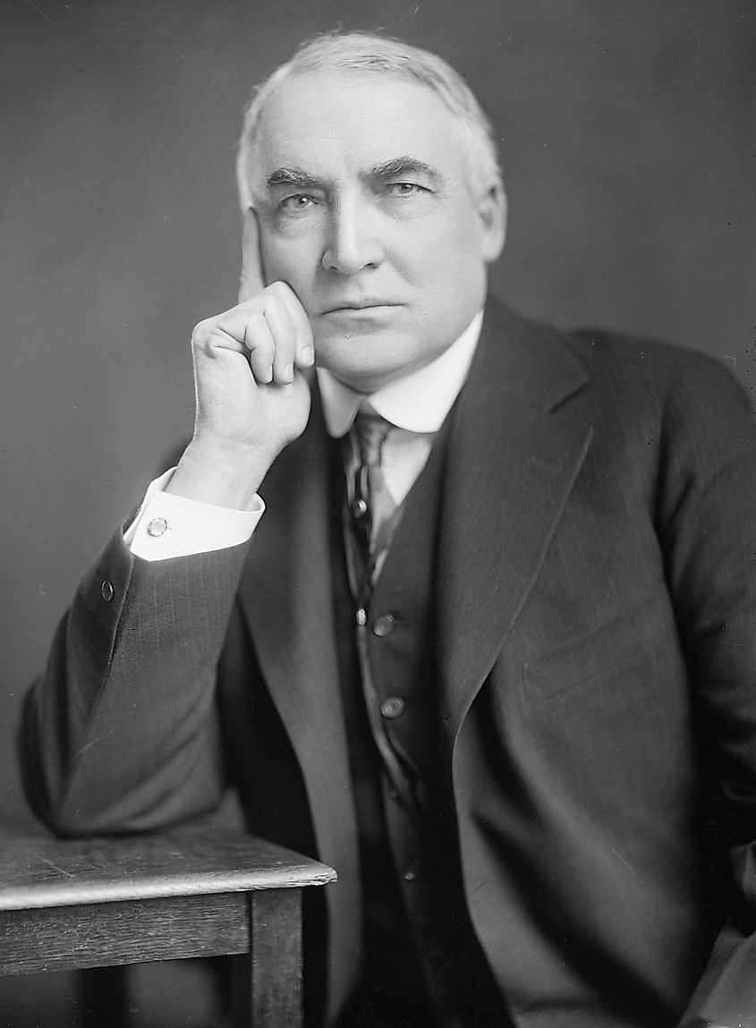 Portrait of President Warren G. Harding