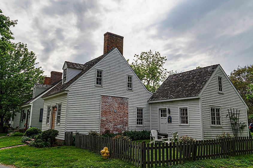 The town of Saint Michaels is well known for its extensive collection of restored 18th-century homes in Maryland.