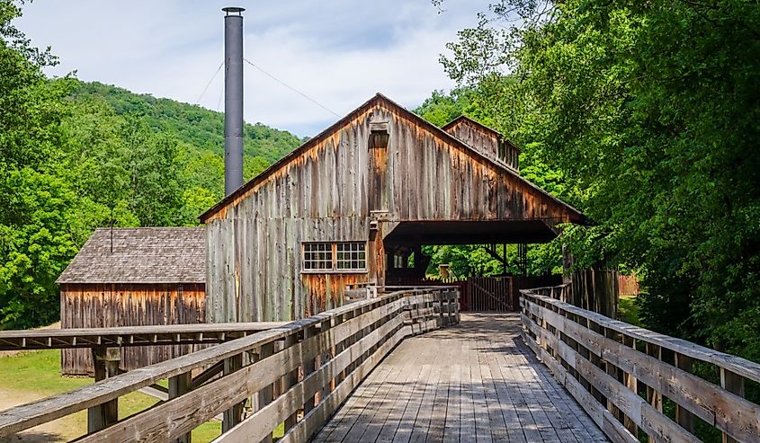 The Pennsylvania Lumber Museum, near Galeton, Pennsylvania.