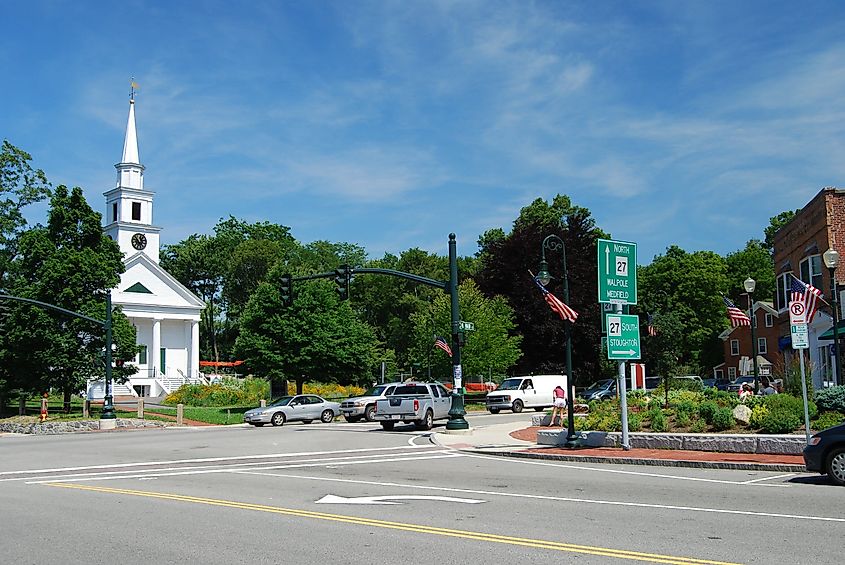 Sharon, Massachusetts, town center