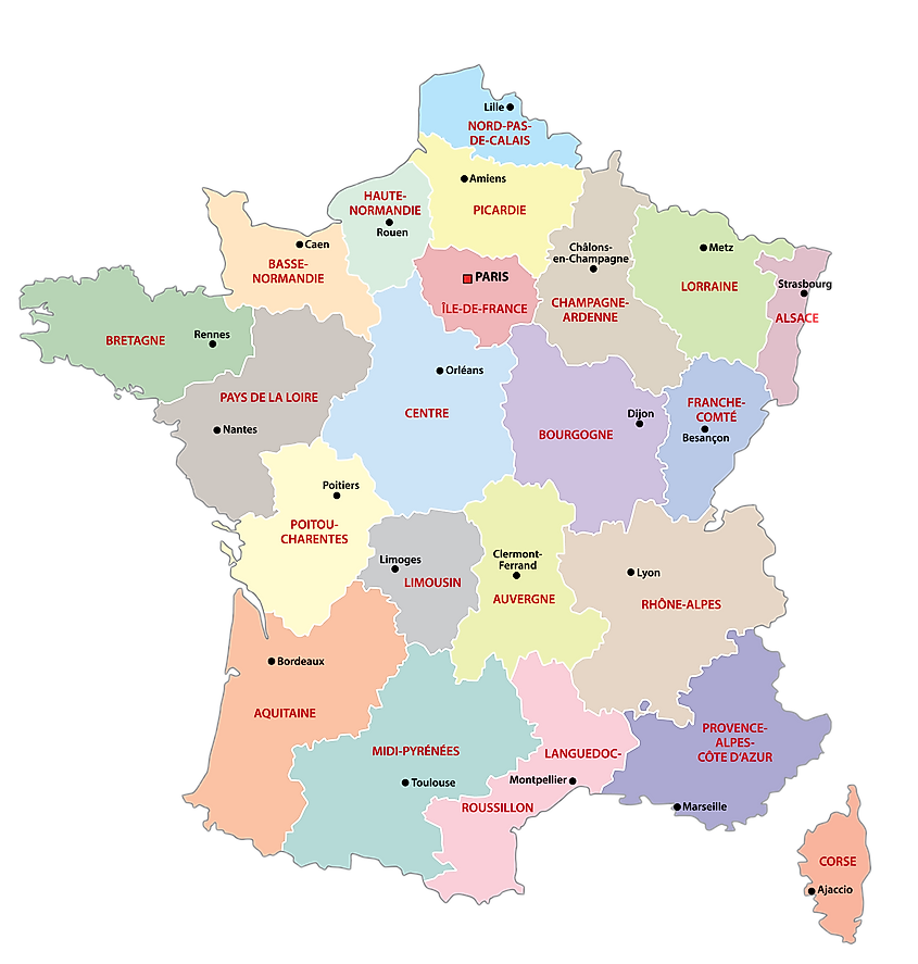 France Map,Map in Europe,France North Central South Paris Vicinity Map Marseille Bordeaux Corsica,Place on the World Map,3 Maps 1902 10x15