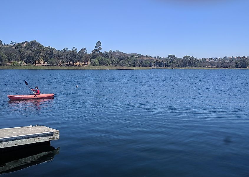 Miramar lake in San Diego