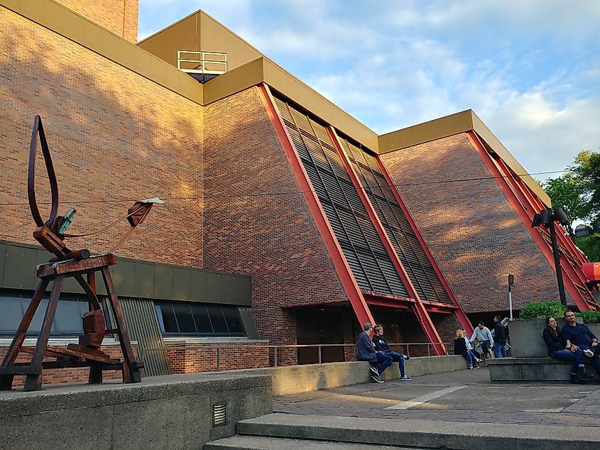 Exterior of the ArtPark Mainstage Theatre, Lewiston, New York (Editorial credit: quiggyt4 / Shutterstock.com)