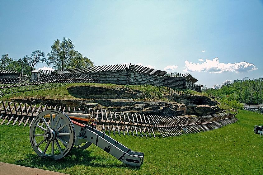 Grounds of Fort Ligonier, Pennsylvania.