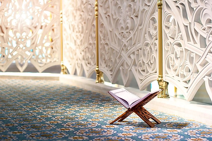 Quran in mosque