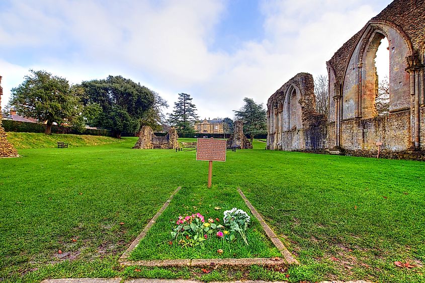 Glastonbury Abbey in the United Kingdom