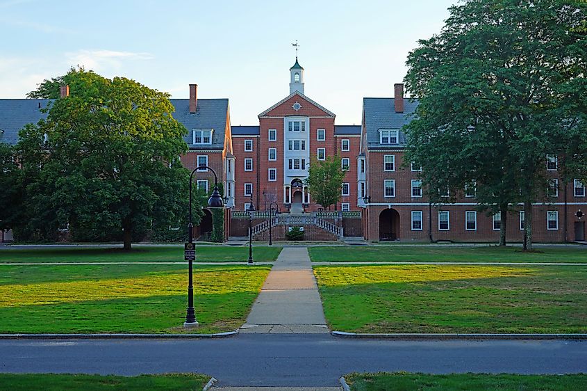 View of the campus of Smith College in Northampton, Massachusetts