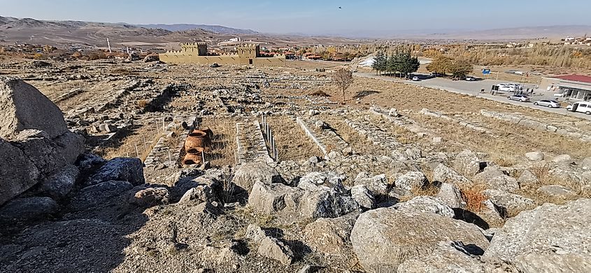 Reconstructed city wall at Hattusa, birthplace of Zannanza.