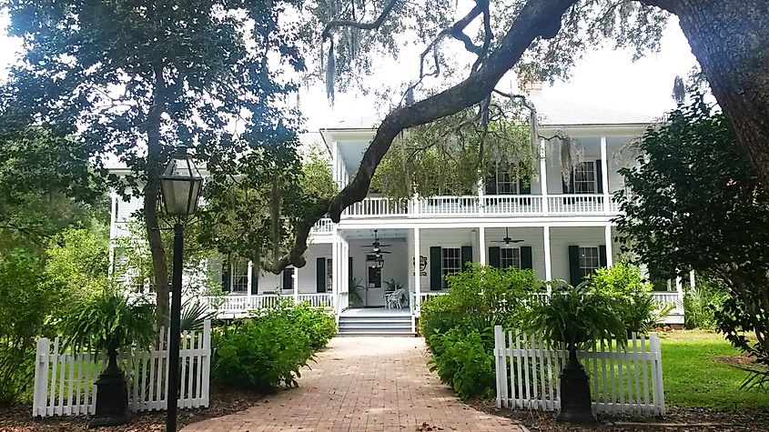 The Swift-Coles House in Bon Secour, Alabama.