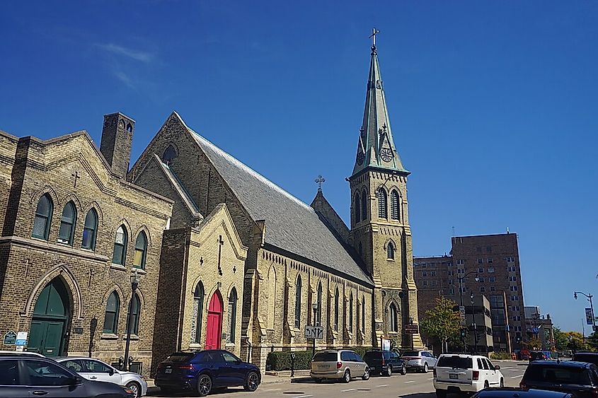 St. Luke's Episcopal Church in Racine, Wisconsin (United States).