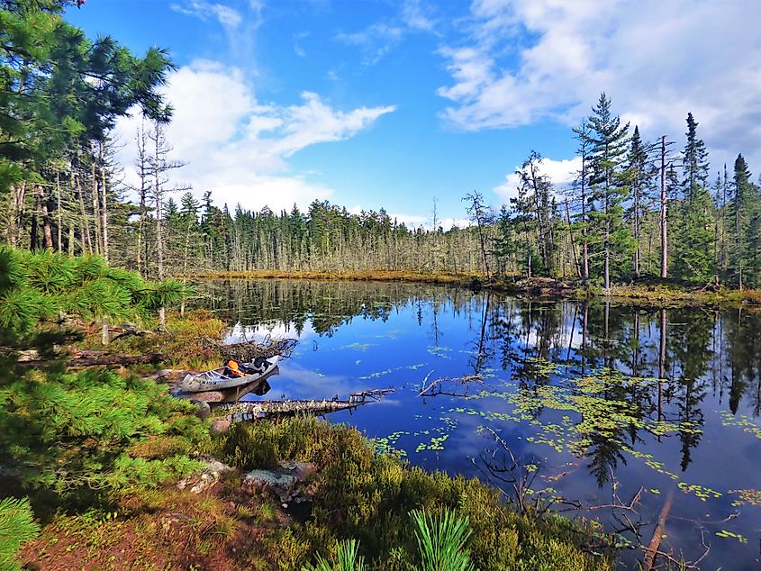 Minnesota's Boundary Waters Canoe Area Wilderness.