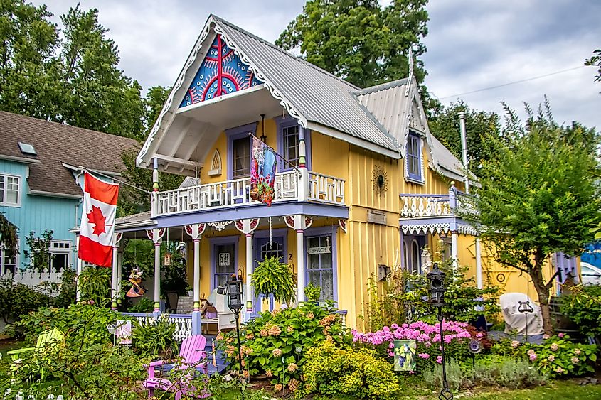 Grimsby, Ontario - August 21, 2024:  Historic Grimsby Cottage